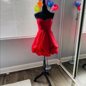 Night Moves Red Cocktail Dress